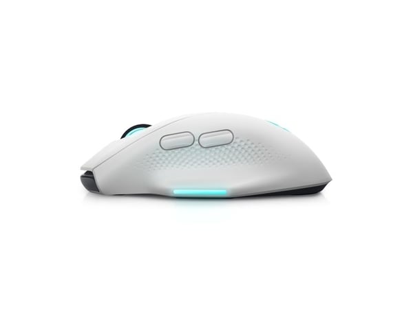 Alienware AW620M, Oikeakätinen, Optinen, RF Wireless + USB Type-C, 26000 DPI, Valkoinen