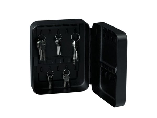Yale YKB/540/CB2, Veggmonterbar safe, Sort, Kode, Nøkkel, Metall, Vegg, Nøkkel