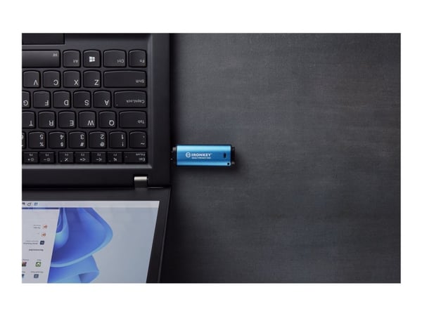 Kingston IronKey Vault Privacy 50C - USB flash-enhet - krypterat - 64 GB - USB-C 3.2 Gen 1 - TAA-kompatibel