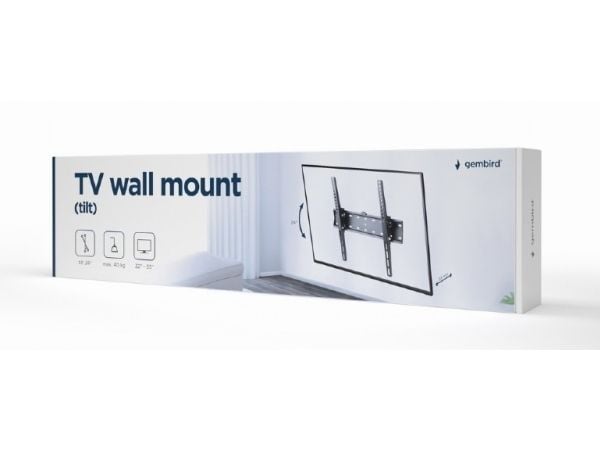 GEMBIRD WM-55T-02 TV seinäkiinnike kallistus 32-55 tuumaa