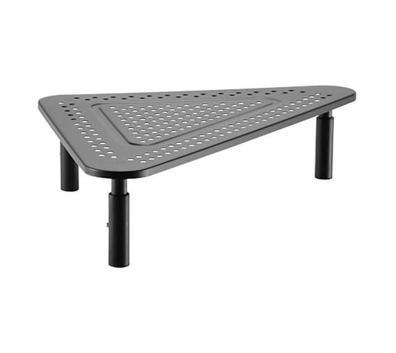 Gembird MS-TABLE-02 - Stativ - adjustable, triangle - for skjerm / notebook - plastikk, stål - finteksturert svart