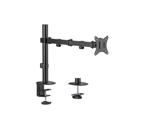 Gembird MA-D1-01 - Monteringssett - justerbar arm - for flatpanel - rotate, tilt, swivel, up to 9 kg - stål, plastikk - finteksturert svart - skjer...