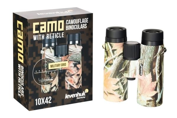 Levenhuk Camo 10x42 kikare med riktpunkt