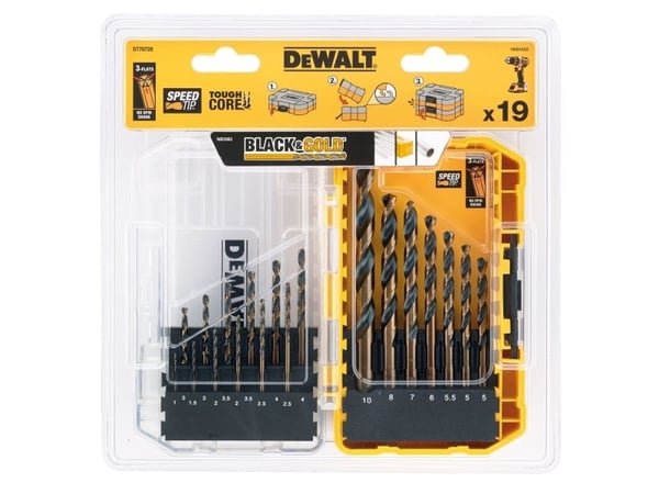 Dewalt metalliporanterä 19-osainen (DT70728)
