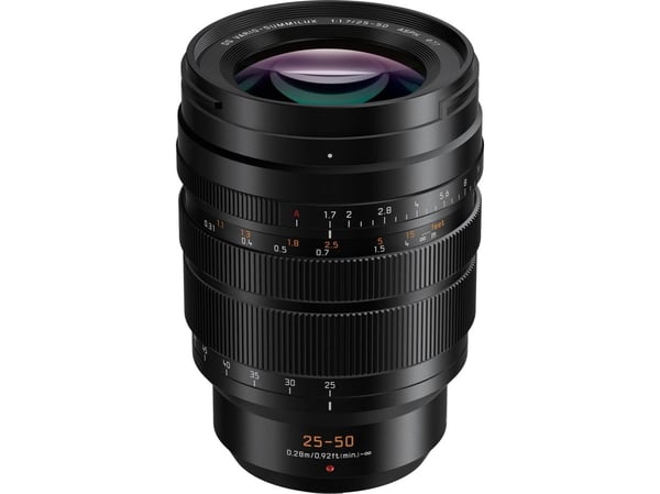 Panasonic H-X2550E, Telefoto-zoom, 16/11, 25 - 50 mm, Micro Four Thirds (MFT), Auto-fokus