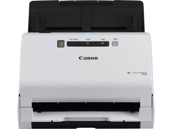 Canon imageFORMULA R40 - Dokumentskanner - CMOS/CIS - Duplex - A4 - 600 dpi - upp till 40 sidor/minut (mono) / upp till 30 sidor/minut (färg) - ADM...
