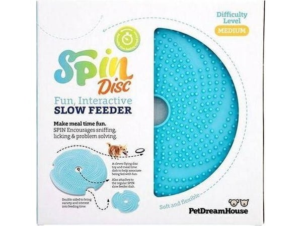Pet Dream House lekebutikk/spin-disc frisbee “M” blå 25x3cm