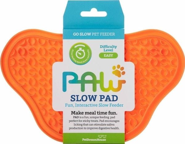 Pet Dream House lick slow pad oransje 13x22,5 cm