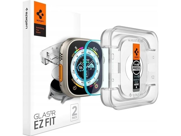 Spigen AGL05556, Näytönsuoja, Älykello, Läpinäkyvä, Apple, Watch Ultra 49mm (2022), Karkaistu lasi