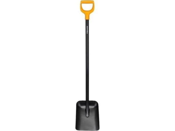 Fiskars spade solid i metall med grep i bokstavform
