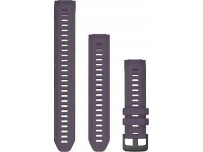 Rannekkeen silikoniranneke - Instinct 2S Series (orkidea/musta solki) (010-13104-17)