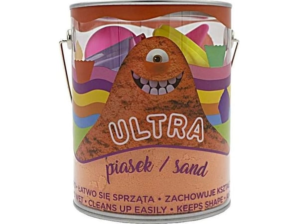 Epee Sand UltraSand 900g pelti 4 isoa muottia 2 työkalua appelsiini Muffinssit