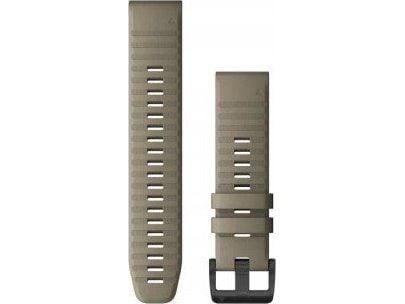 Garmin QuickFit - Klokkestropp for smart armbåndsur - mørk sandstein - for D2; fenix 6; fenix 7; Forerunner 965; Instinct Solar