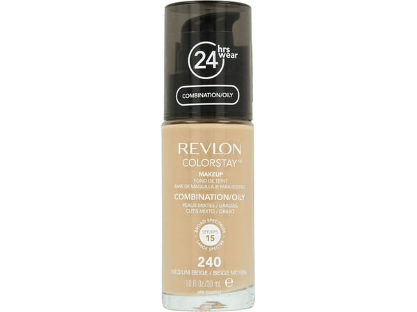 Revlon Colorstay Liquid Foundation Makeup for Combination/Oily Skin SPF 15 Medium Beige 30ml
