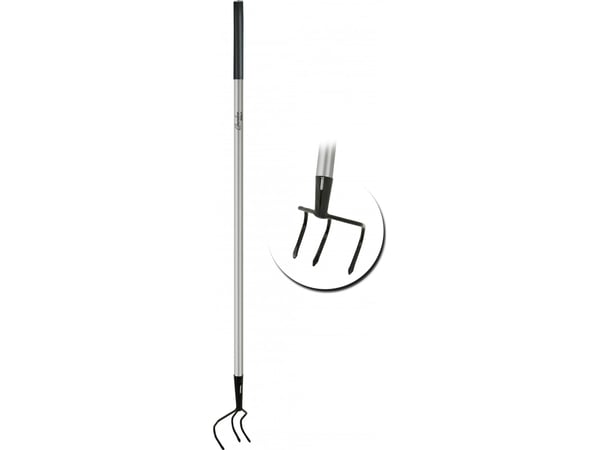 Dedra puutarha kolmikärki metallikahva, 128cm pitkä