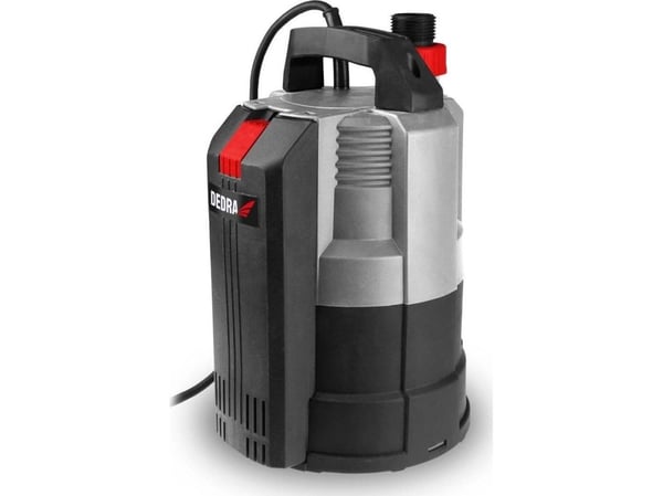 Dedra nedsenkbar pumpe med flat innsuging 350 W til rent vann