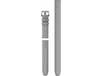 QuickFit 22 klockarmband, pudderdgrå silikon (3-delat dykset)