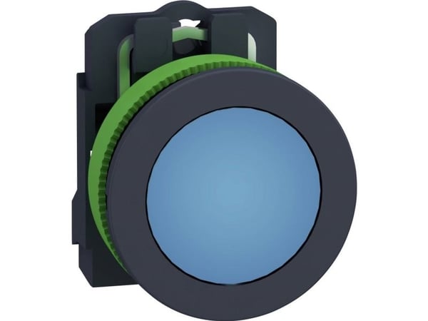 Signallampe Flush XB5F LED 230V blå blå