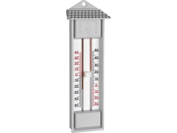 TFA-Dostmann 10.3014.14, Væskebasert miljøtermometer, Inne/Ute, F, °C, Analog, Grå, Plast