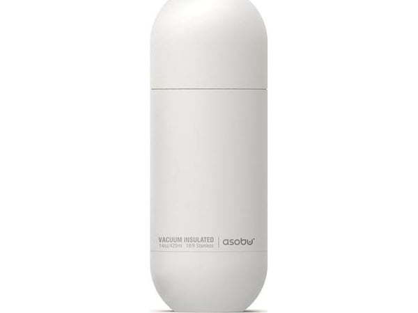 Asobu Orb, 430 ml, Daglig forbruk, Hvit, Rustfritt stål, 24 t, 12 t
