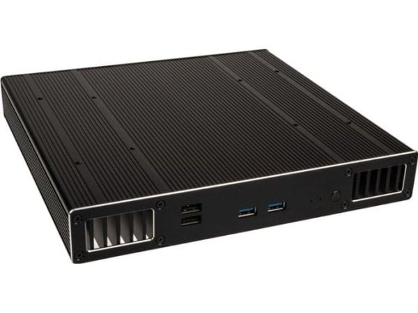 Akasa Plato TN, USFF (Ultra Small Form Factor), PC, Sort, Aluminium, Hjemme/kontor, Kensington