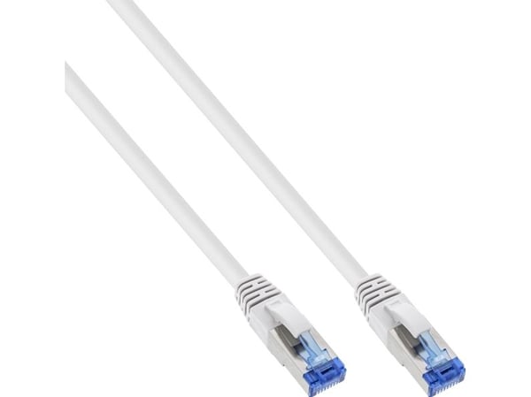 InLine 76815W, 15 m, Cat6a, S/FTP (S-STP), RJ-45, RJ-45, Hvit