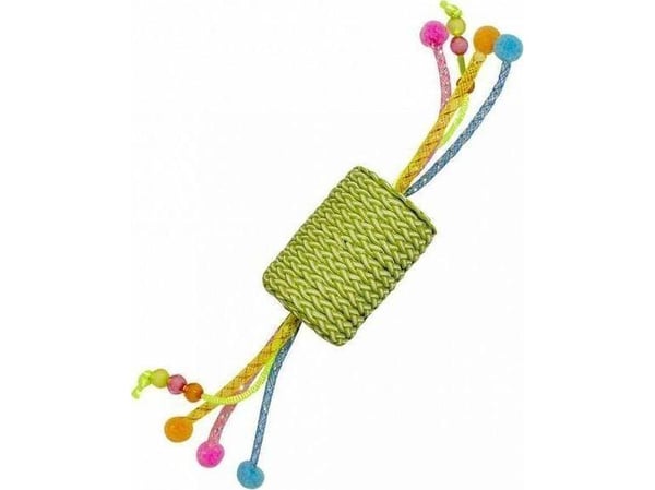 Duvo+ DUVO+ Zab. Katte-leke rull med snorer yellow 22x4,5x4,5 cm 12092