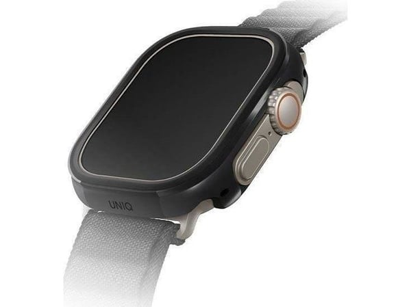 Uniq Valencia Apple Watch Ultra 49 mm veske. svart/midnattssvart