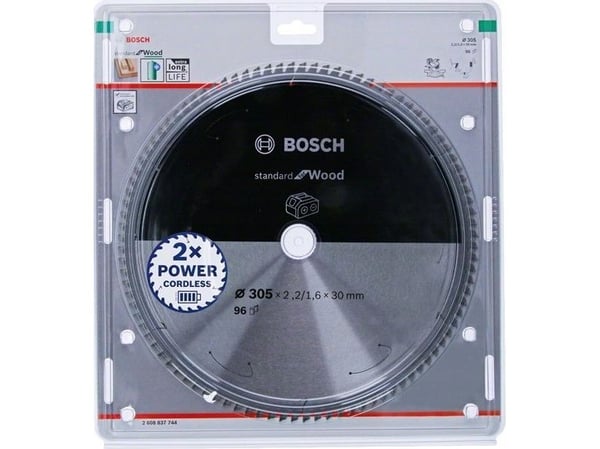 Bosch RUNDSAVKLINGE ACCU STD TRÆ 305X30MM 96T 96T