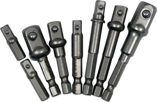 Yato YT-04639, Krom vanadium stål (Cr-V), Sekskantet skaft, 25,4 / 4 mm (1 / 4"), Sekskantet skaft, 8 stk, 72 mm
