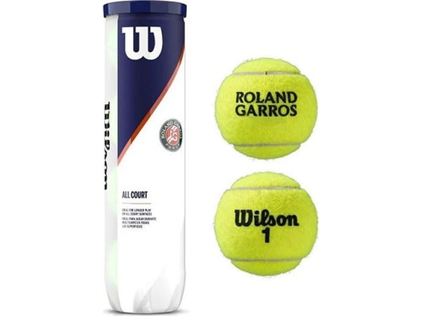 Wilson Wilson Roland Garros All Court tennisballer 4 stk WRT116400