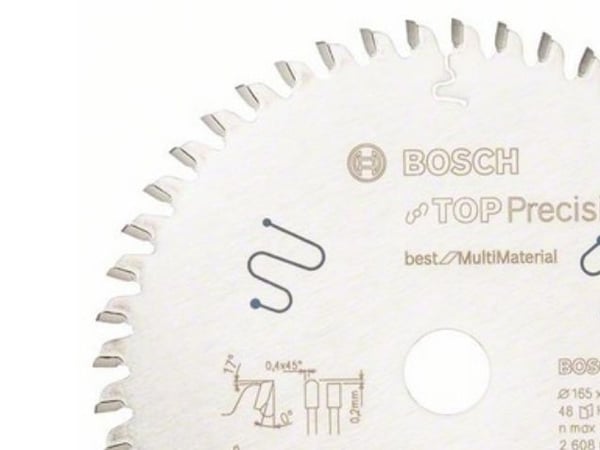 Bosch Best for Multi Material Top Precision - Sirkelformet sagblad - 165 mm - 48 tenner