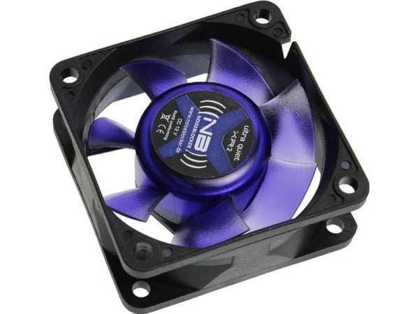 Noiseblocker BlackSilentFan XR2, Vifte, 6 cm, 2200 RPM, 24 m³/t, Sort