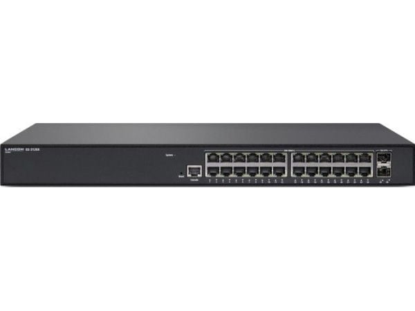 LANCOM GS-3126X - Switch - L3 Lite - Styrt - 24 x 10/100/1000 + 2 x 10 Gigabit SFP+ (opplenke) - rackmonterbar