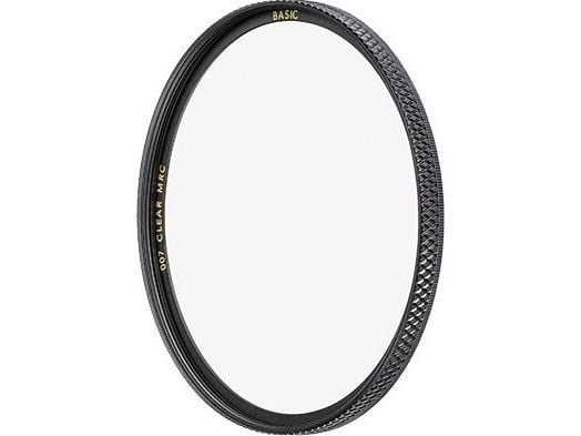 B+W 007 BASIC - 7,7 cm - Gjennomsiktig kamerafilter - Multiresistent belegg (MRC) - 1 stk (1100144)