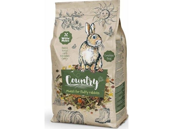 Witte Molen Country basfoder för kanin 800g (652716)