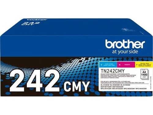 Brother TN242CMY Value Pack - 3-pack - gul, cyan, magenta - original - tonerpatron - for Brother DCP-9017, DCP-9022, HL-3142, HL-3152, HL-3172, MFC...