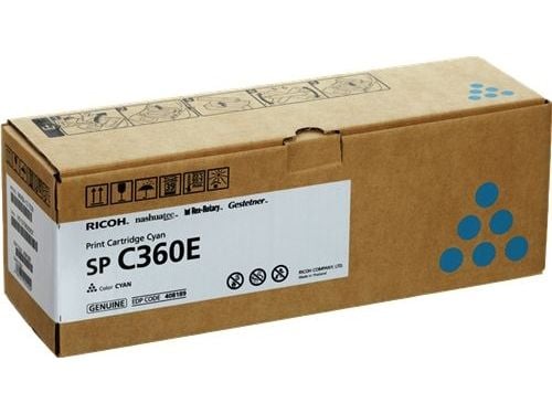 Ricoh SP C360E - Cyan - original - tonerpatron - for Ricoh SP C360DNw
