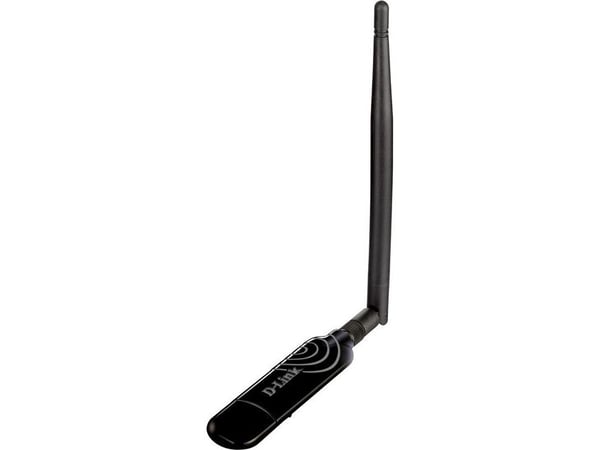 D-Link DWA-137, Langallinen, USB, WLAN, Wi-Fi 4 (802.11n), Musta