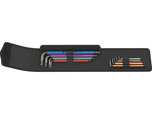 Wera 05022639001, L-formet hex-nøkkelsett, Imperisk, 9 stykker, 255 mm, 110 mm, 40 mm