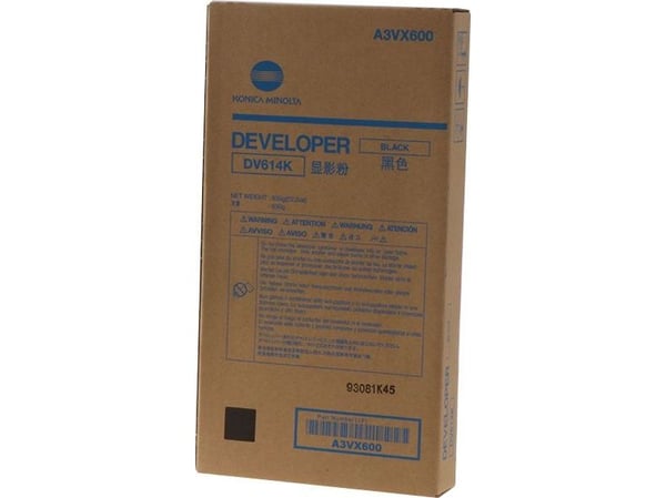 Konica Minolta DV-614K - Svart - original - fremkallersett - for bizhub PRESS C1060, PRESS C1070, PRO C1060L
