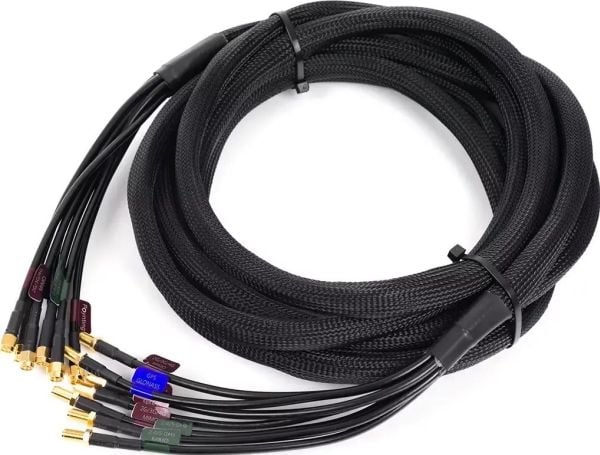 Poynting CAB-119, Antennetilkoblingskabel, Svart, 3 x SMA (m) & 2 x RP-SMA (m), 7 stykker, 5000 mm
