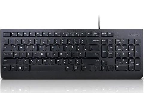 Lenovo 4Y41R64672, Täysikokoinen (100 %), Langallinen, USB, Plunger key switch, musta