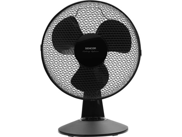 Sencor SFE 3011BK, Husholdningsvifte, Sort, Bord, 49 dB, 30 cm, 2271,6 m³/t
