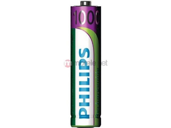 Philips R03B4RTU10 - Batteri 4 x AAA - NiMH - (oppladbart) - 1000 mAh