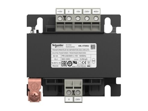 Schneider 1-vaihemuuntaja 63VA 230 (400) V/230V (ABL6TS06U)