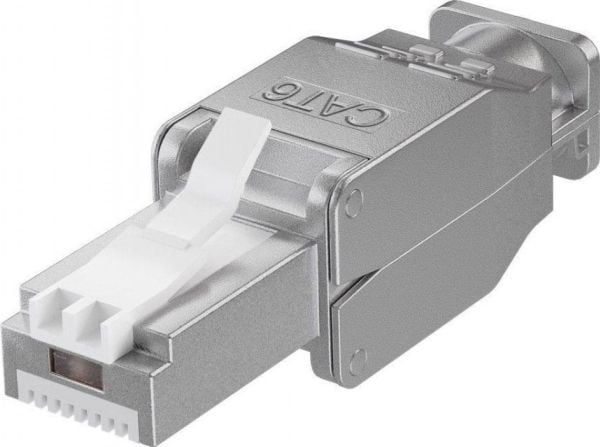 Techly IWP-8P8C-TLS6T, RJ-45, Sølv, Plast, Cat6, F/UTP (FTP), 22/24