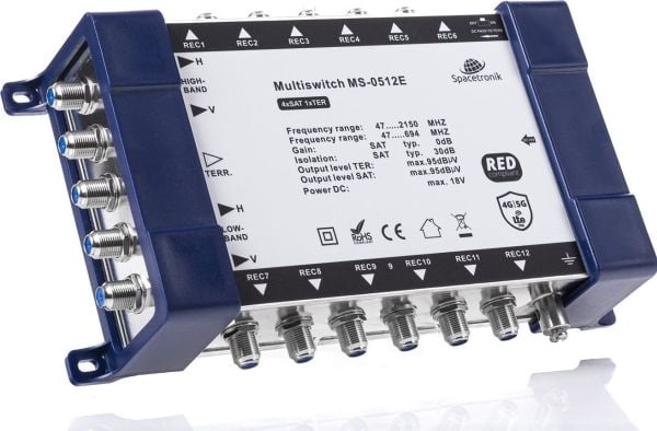 Multiswitch 5/12 Spacetronik E-Series MS-0512E