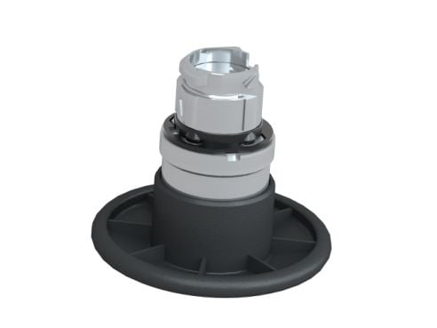 Schneider Electric ZB4, Nappi, Musta, IP66, IK03, Luokka I, 70 g
