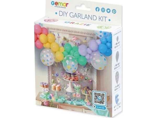DIY Noodle balloon garland, 65 pcs 31317